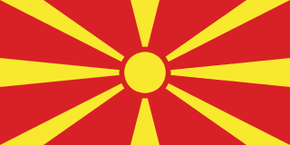 North Macedonia Flag